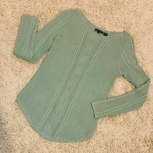 Jeanne Pierre Cable Knit Sweater